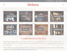 Tablet Screenshot of delana.cz